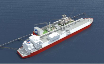 LNG Floating Storage Unit (CNW Group/Pacific Rubiales Energy Corp.)