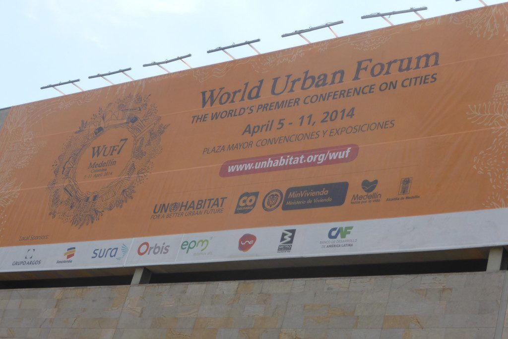 The United Nations held its World Urban Forum in Medellin from April 5-11, 2014 bringing together world municipal leaders to learn best practices and study Medellin's success and innovation.