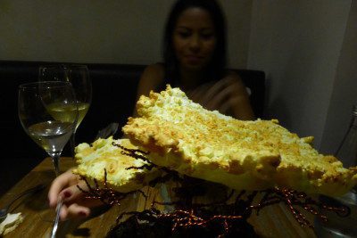 El Cielo's creative presentation of yucca bread