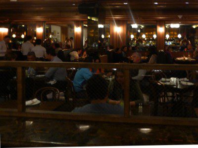 Inside Ugly American, it looks like you are in a typical American bar.