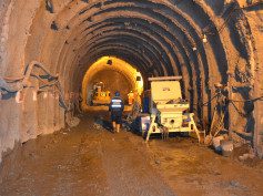 The Higabra Valley Tunnel at Continental Gold's Buriticá goldmine in Antioquia.