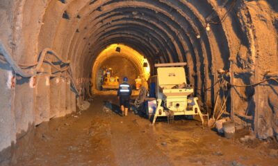 The Higabra Valley Tunnel at Continental Gold's Buriticá goldmine in Antioquia.