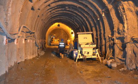 The Higabra Valley Tunnel at Continental Gold's Buriticá goldmine in Antioquia.