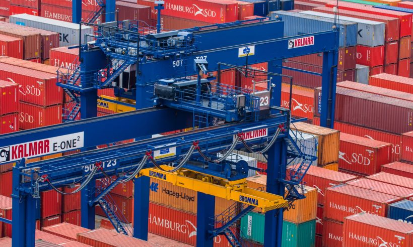 Above photo: Kalmar gantry cranes operating at the SPRC Container Terminal in Cartagena Columbia (courtesy of Kalmar)
