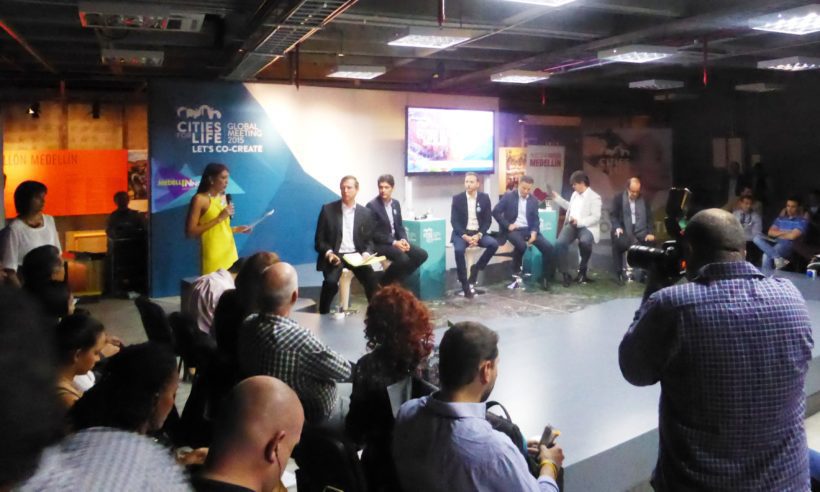 Cities For Life Press Conference In Medellín Colombia