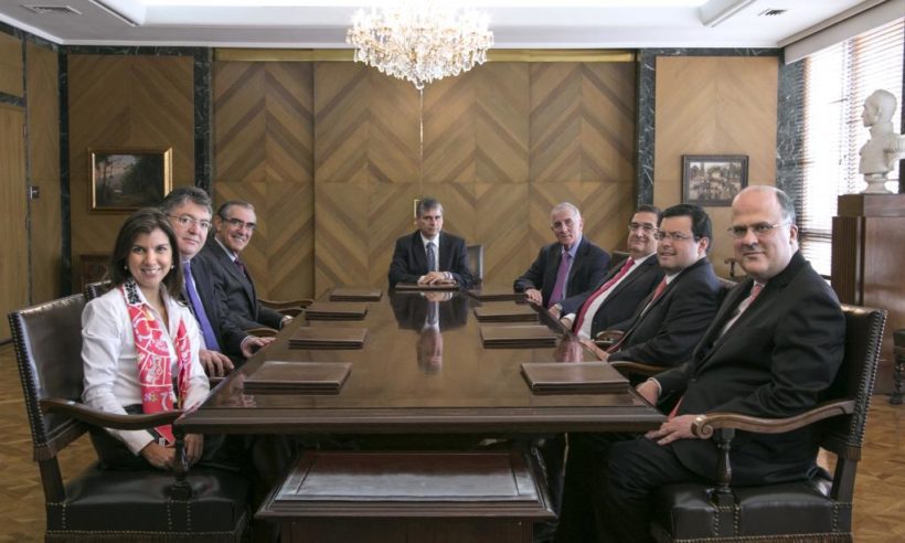 Junta Directiva del Banco de la República desde 2013. Archivo Banco de la República. Fotografía Guillermo Restrepo