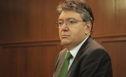 Mauricio Cárdenas, Ministro de Hacienda y Crédito Público. Presidente de la Junta Directiva. Archivo Banco de la República. Fotografía Juan Enrique Rodríguez.