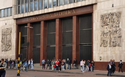 Banco de la Republica, the central bank of Colombia, in Bogotá.