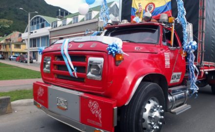 truck paro camionero colombia