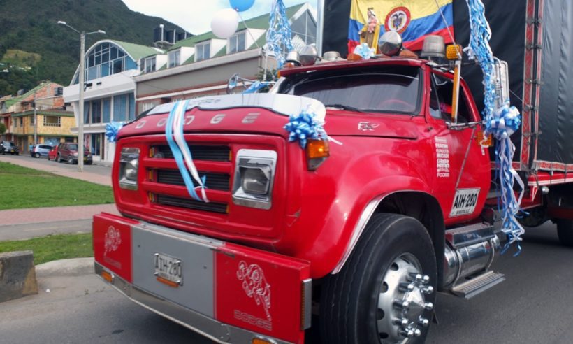 truck paro camionero colombia