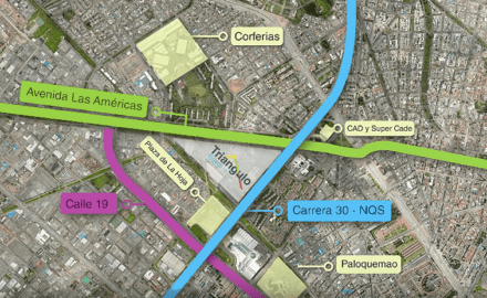 Enrique Penalosa bogota development triangulo bavaria