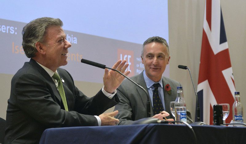 juan manuel santos u.k. visit theresa may