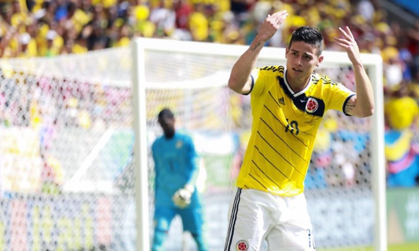 Libertex James Rodriguez Colombian jersey national team colombia