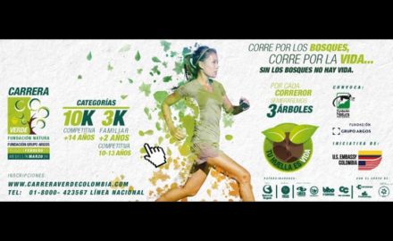 carrera verde green race Medellín Fundación Natura Colombia