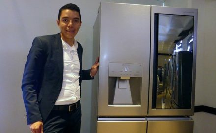 LG Colombia Jhon Fredy Giraldo G6 Smartphone Signature washing machine refrigerator smart TV