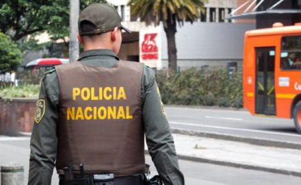 Policia Nacional National Police Colombia Police Bogotá Homicide Rate Crime (Credit: Jared Wade)