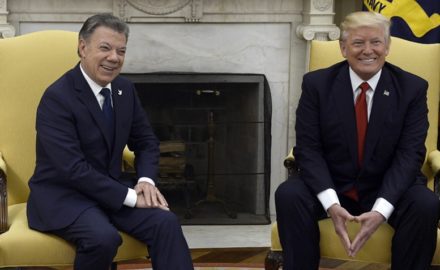 juan manuel santos donald trump plan colombian coca eradication peace colombia farc