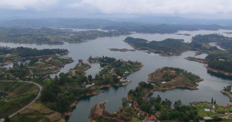 Guatape Medellín Antioquia Colombia Ship sinking boat disaster