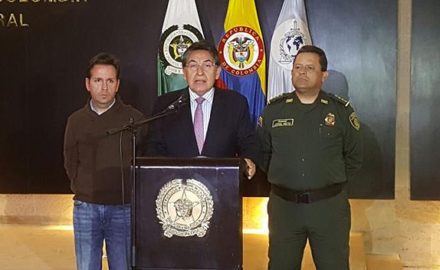 Néstor Humberto Martínez Andino Attack Bogota Colombia