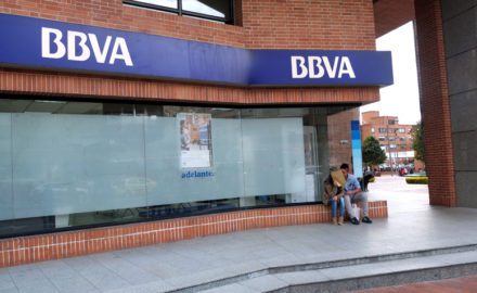 BBVA Colombia branch in Bogota, Colombia