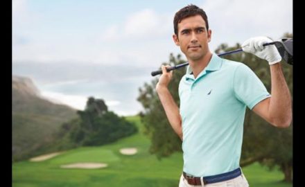 PGA Tour player Cameron Tringale in Nautica. (PRNewsFoto/Nautica)