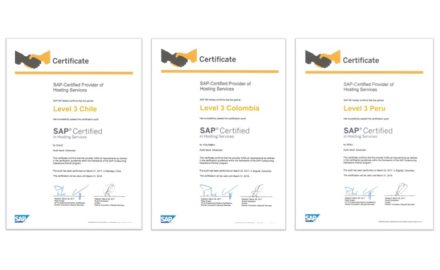 SAP Hosting Partner Certificates (Credit: Level 3 Communications, Corp)