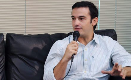 Tecnoglass CFO Santiago Giraldo (Photo credit: Liliana Padierna)