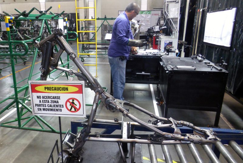 Yamaha Incolmotos plant in Antioquia, Colombia. (Credit: Loren Moss)