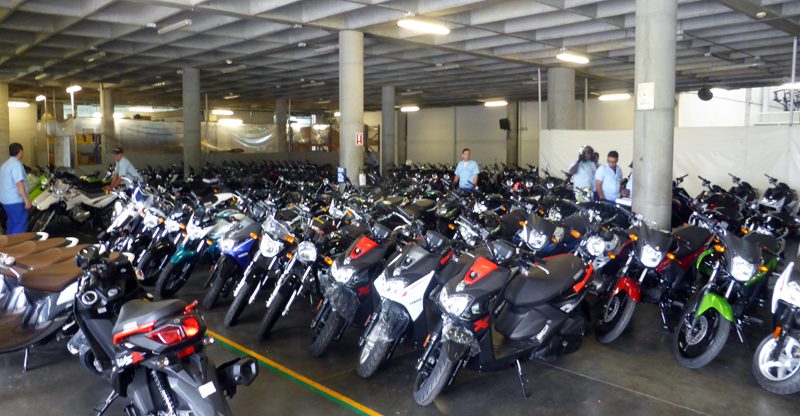 Yamaha Incolmotos plant in Antioquia, Colombia. (Credit: Loren Moss)