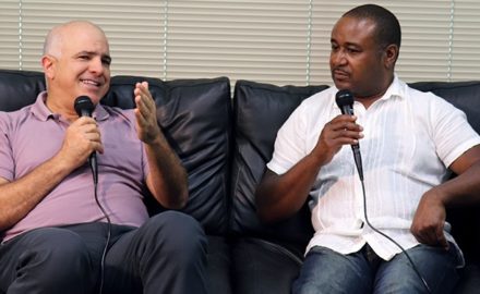 Christian Daes, chief operating office of Tecnoglass, a Barranquilla-based windowmaker. (Photo credit: Liliana Padierna)