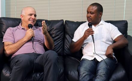 Christian Daes, chief operating office of Tecnoglass, a Barranquilla-based windowmaker. (Photo credit: Liliana Padierna)