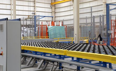 Tecnoglass window-making factory in Barranquilla, Colombia. (Photo credit: Liliana Padierna)