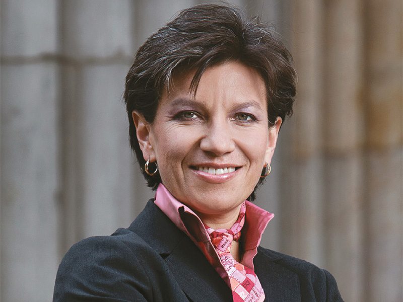 Claudia López, senator of Colombia. (Credit: Patty Suescún)