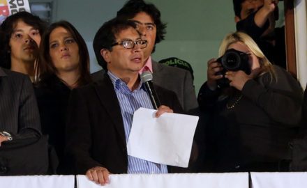 Gustavo Petro, former mayor of Bogotá. (Credit: Prensa de Bogotá)