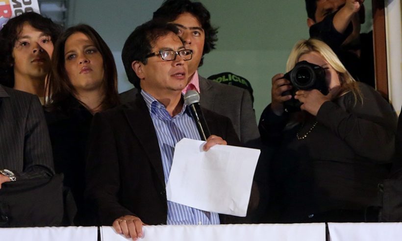 Gustavo Petro, former mayor of Bogotá. (Credit: Prensa de Bogotá)