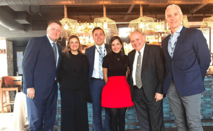 Barranquilla contingent in Canada at the World Energy Cities Partnership. (Credit: Alcalde de Barranquilla)