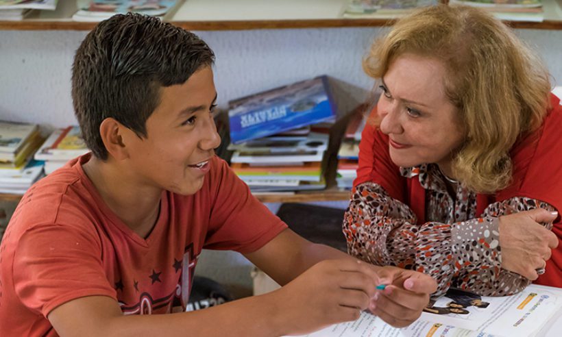Vicky Colbert, founder of Fundación Escuela, was the first recipient of the $3.8 million USD Yidan Prize for Educational Development. (Credit: Jared Wade)