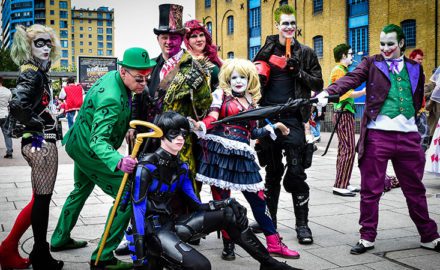Photo: Attendees of the London Comic-Con 2105 conference in the United Kingdom. (Credit: Pete Sheffield)