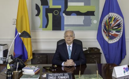 Colombia Assumes Chair of Permanent Council. (Photo credit: Juan Manuel Herrera/OAS)