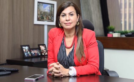 Dora Elena Balvin, secretaría de minas de Antioquia en Colombia. (Photo credit: Loren Moss)