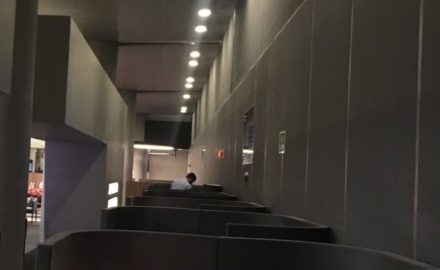 Avianca's new lounge has ample private cubicles with power connections in quiet areas of the complex.