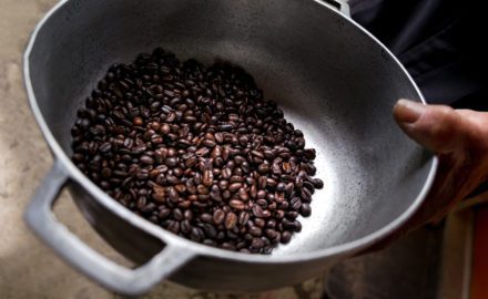 Coffee beans from Don Elias finca in Salento, Colombia. (Credit: Jared Wade)