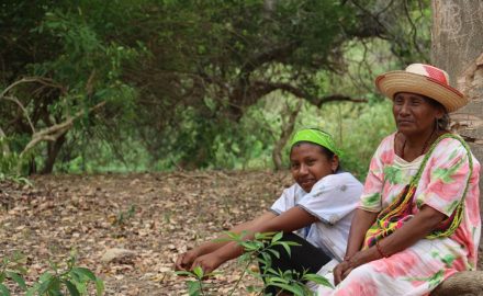 Photo: Indigenous Colombians living in the harsh, dry lands of La Guajira, one of the nation's poorest regions. (Credit: Macuira Tours)