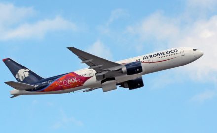 Aeromexico flight (Photo credit: Luis García)