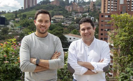 Photo: Felipe Llano and Esteban Velasco, co-founders of Sempli, in Medellín. (Photo credit: Sempli)