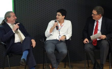 Sam Gross (l) Speaking At Ruta-N