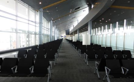 A terminal in Bogotá's El Dorado International Airport sits empty. Photo credit Loren Moss 2014
