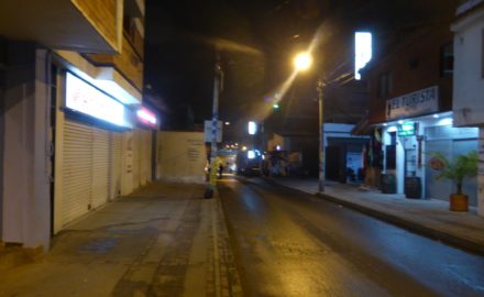 Downtown Bogotá at Night El Turista