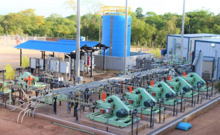 Ecopetrol Huila colloidal dispersion gels injection plant (CDG) in its Dina Cretaceous field