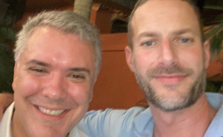 Ivan Duque is buddy-buddy with then-head of the US International Development Finance Corporation Adam Boehler